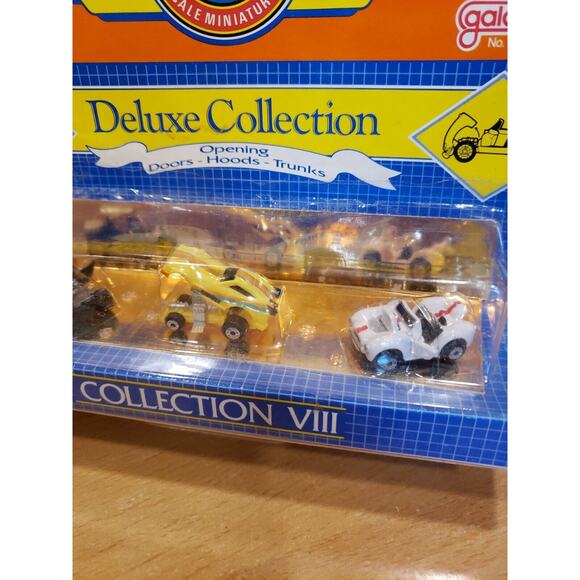 Vintage 1988 Micro Machines Deluxe Collection VIII, Set 8- T Pickup Rod, Cobra +